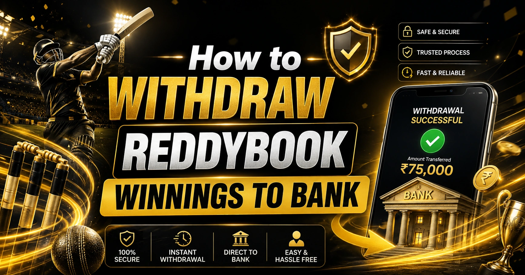 How to Withdraw ReddyBook Winnings to Bank