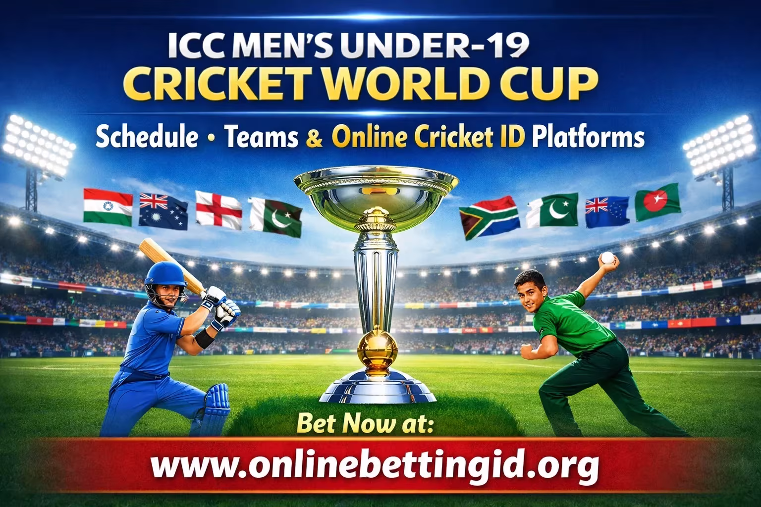 ICC Men’s Under-19 Cricket World Cup 2026: Schedule, Teams & Online Cricket ID Platforms