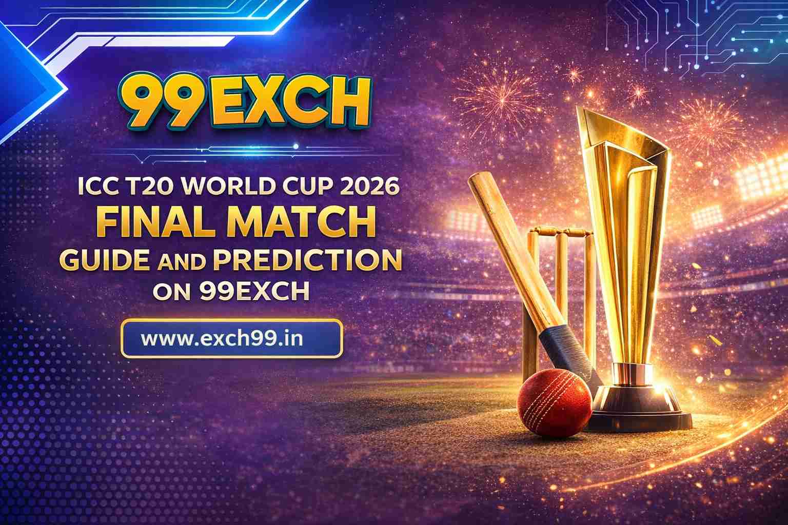 ICC T20 World Cup 2026 Final Match Guide and Prediction on 99exch