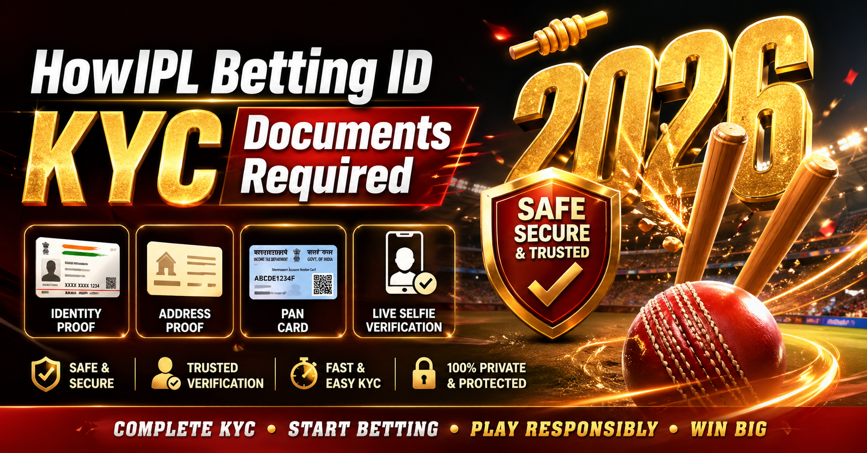 IPL Betting ID KYC Documents Required