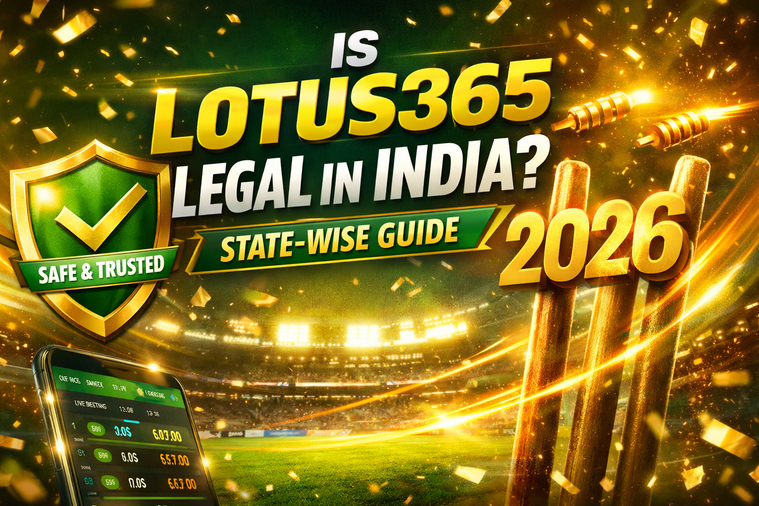 Is Lotus365 Legal in India? State-Wise Guide (2026 Update)
