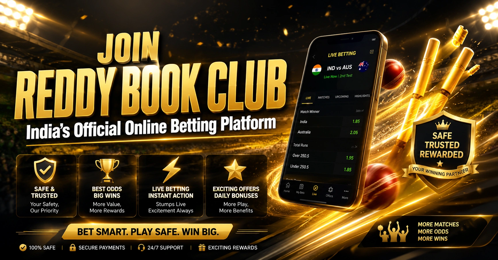 Join Reddy Book Club - India's Official Online Betting Platform