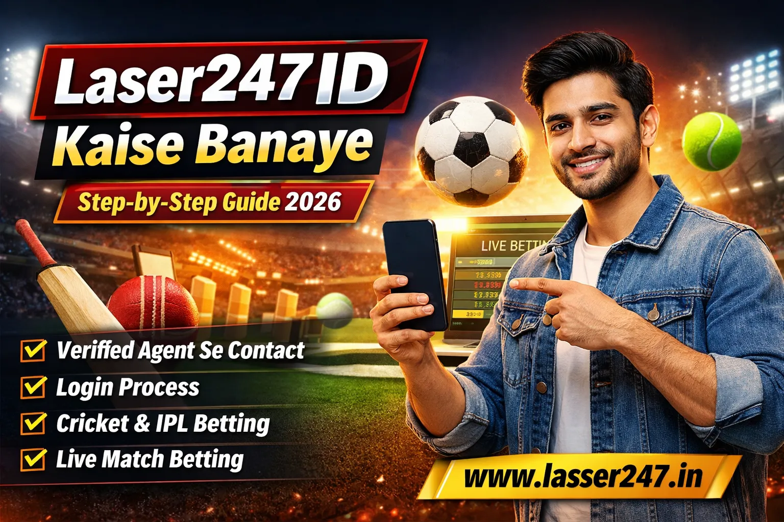 Laser247 ID Kaise Banaye – Step-by-Step Guide (2026)