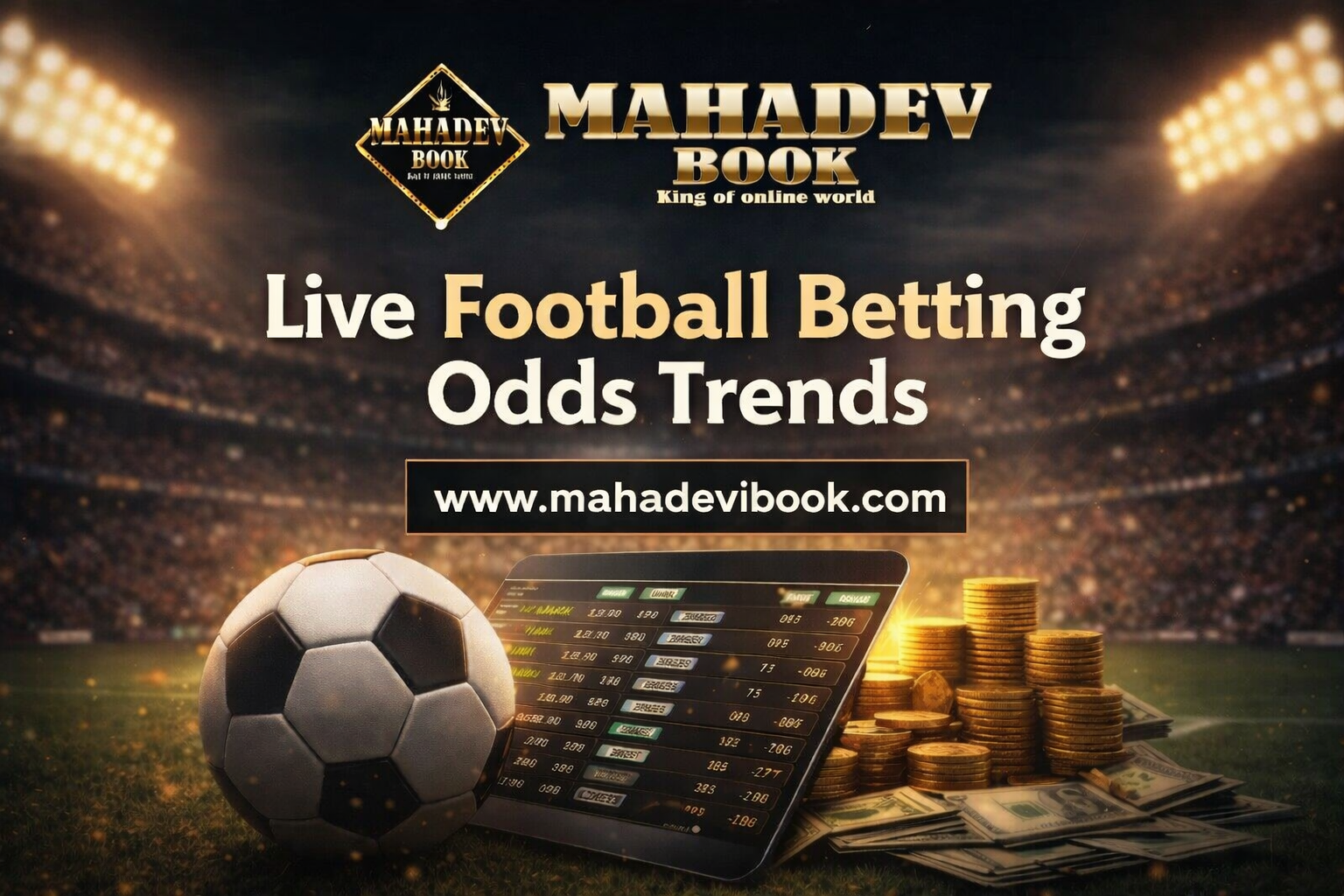 Live Football Betting Odds Trends on Mahadev Book