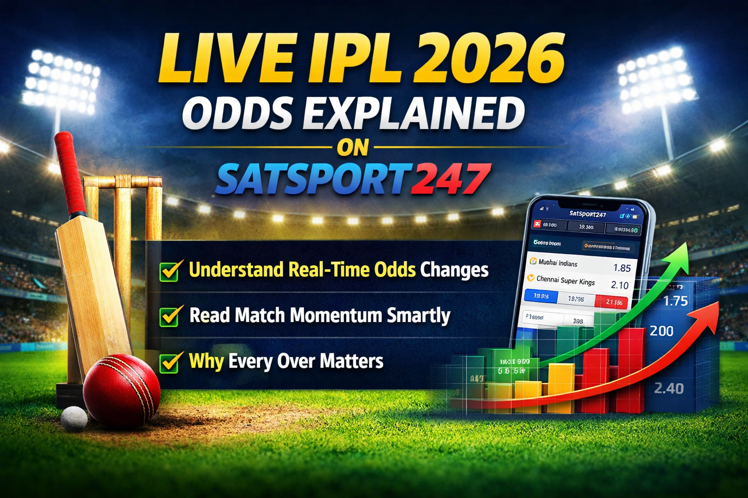 Live IPL 2026 Odds Explained on Satsport247