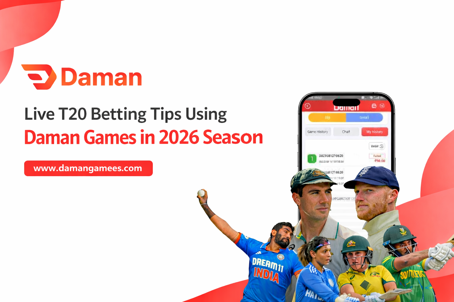 Live T20 Betting Tips Using Daman Games in 2026 Season