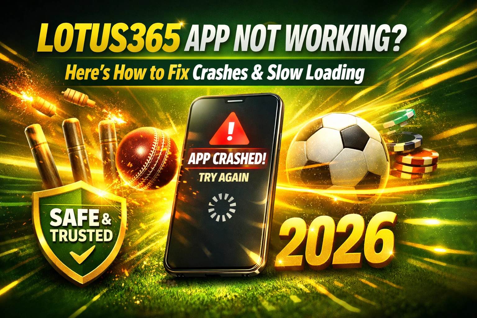 Lotus365 App Not Working? Here’s How to Fix Crashes & Slow Loading