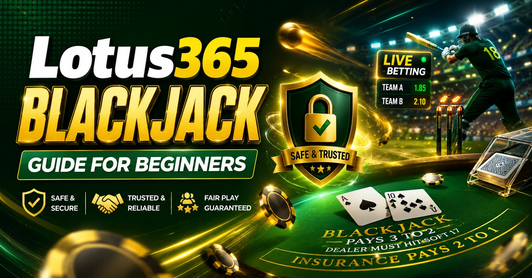 Lotus365 Blackjack Guide for Beginners
