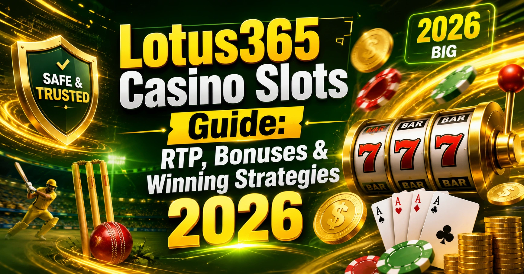 Lotus365 Casino Slots Guide: RTP, Bonuses & Winning Strategies 2026