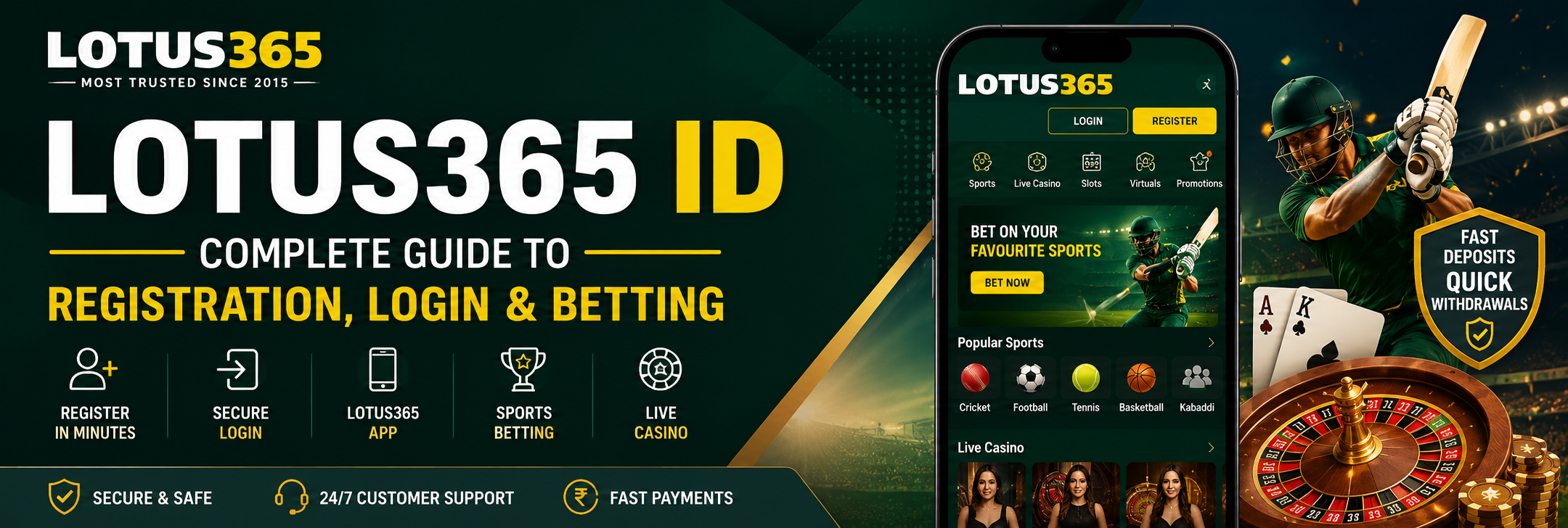Lotus365 ID: Complete Guide to Registration, Login & Betting