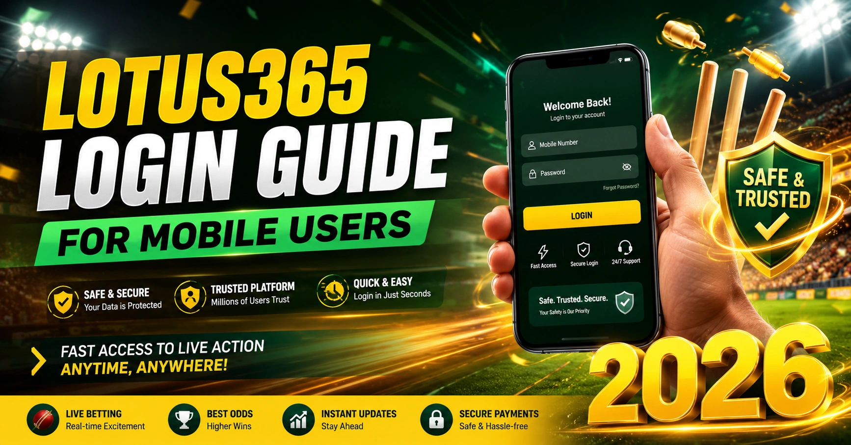Lotus365 Login Guide for Mobile Users