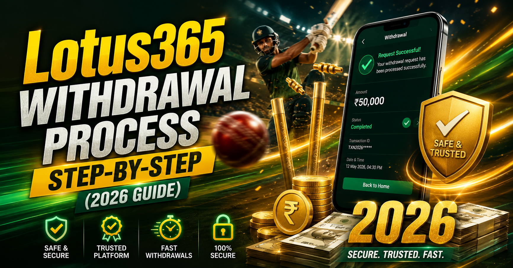 Lotus365 Withdrawal Process Step-by-Step (2026 Guide)