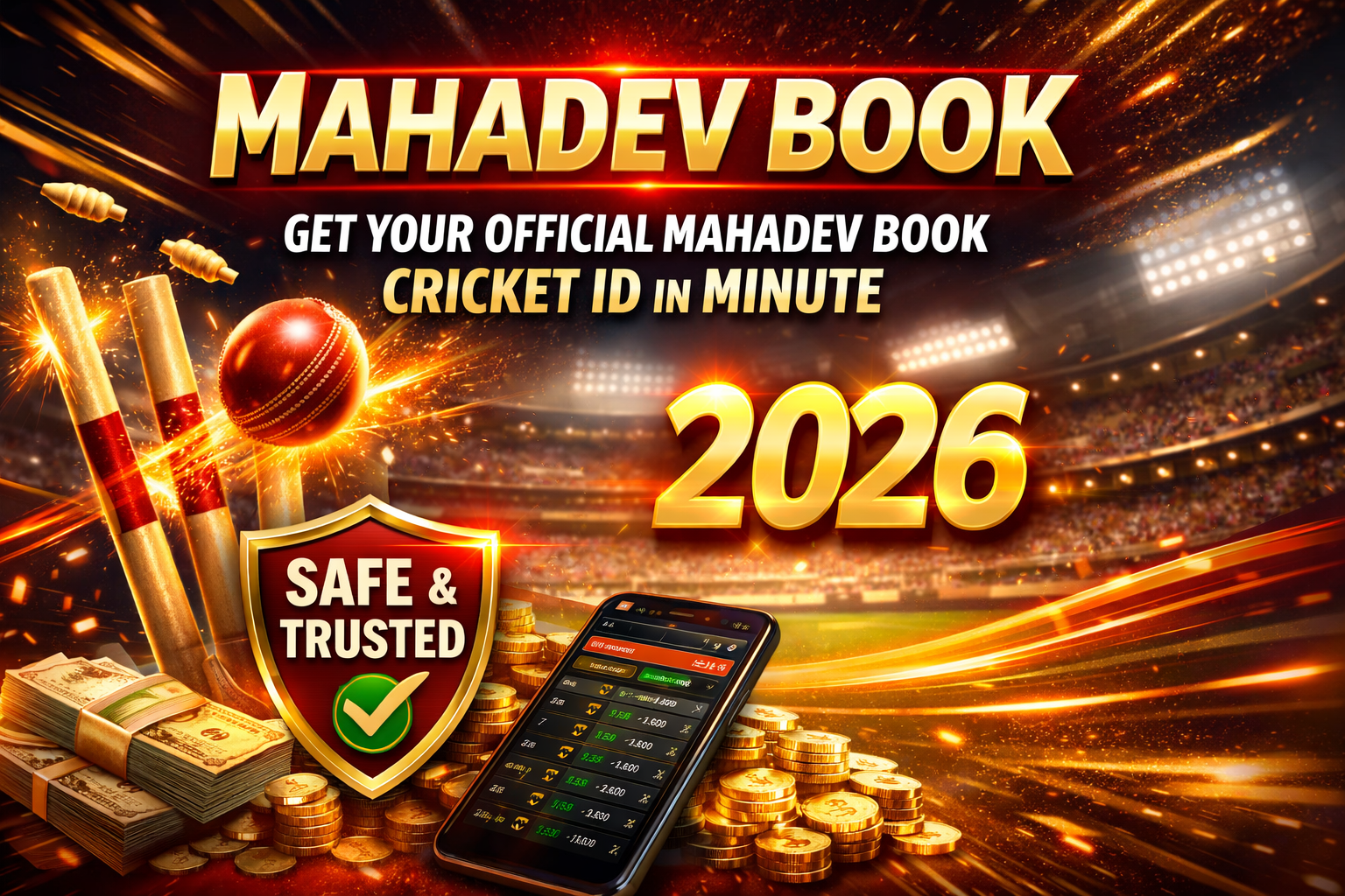 Mahadev Book - Get Your Official Mahadev Book Cricket ID in Minute