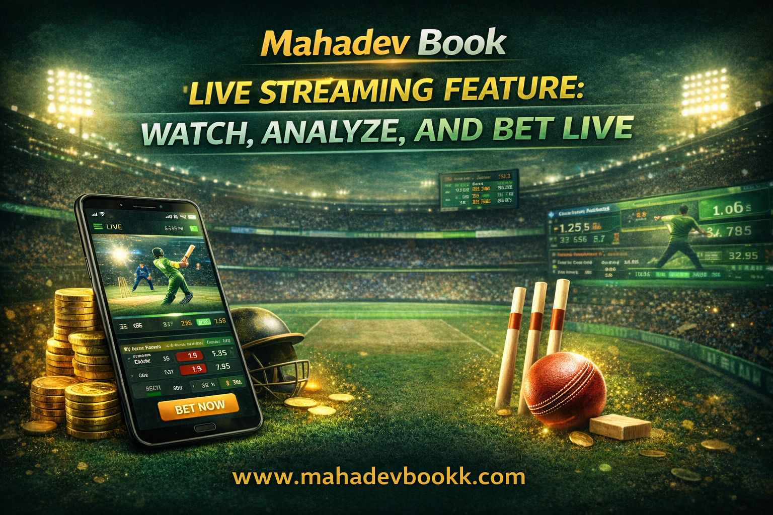 Mahadev Book Live Streaming Feature: Watch, Analyze, and Bet Live