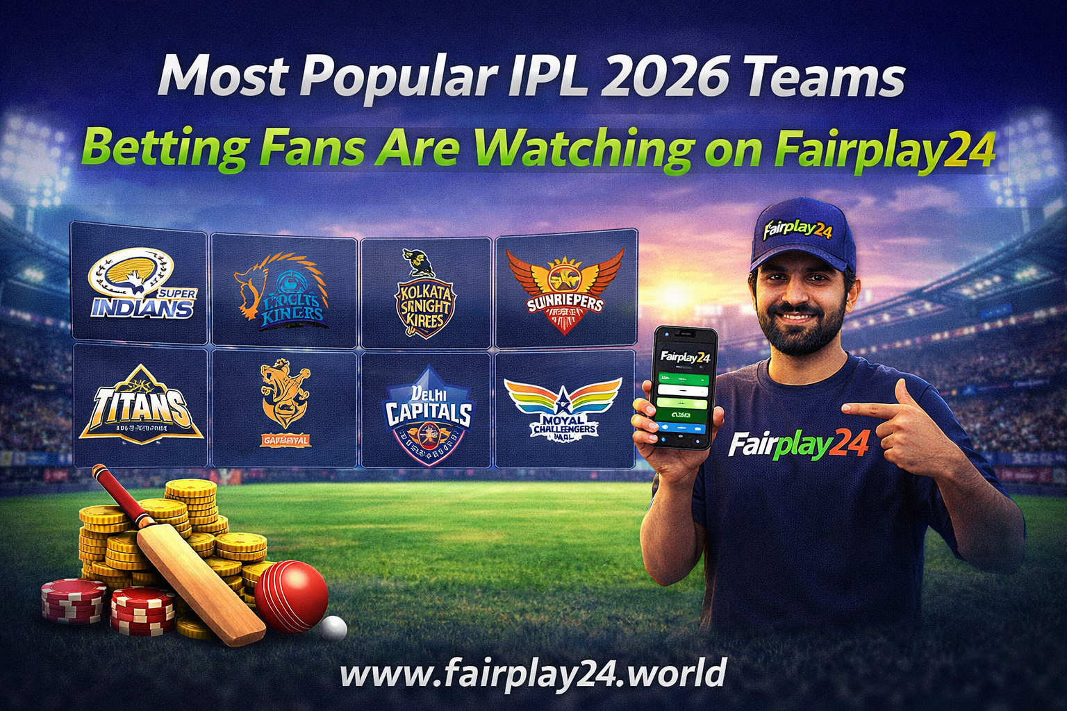 Most Popular IPL 2026 Teams Betting Fans Are Watching on Fairplay24