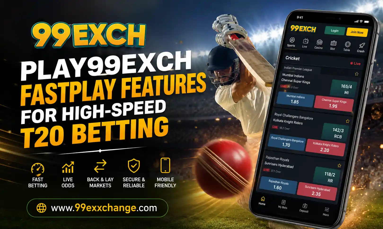 Play99Exch FastPlay Features for High-Speed T20 Betting