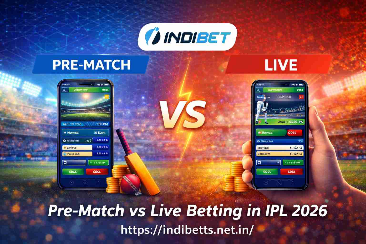 Pre-Match vs Live Betting in IPL 2026: What Works Better on Indibet