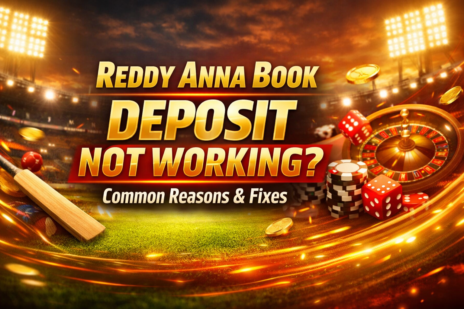 Reddy Anna Book Deposit Not Working? Common Reasons & Fixes
