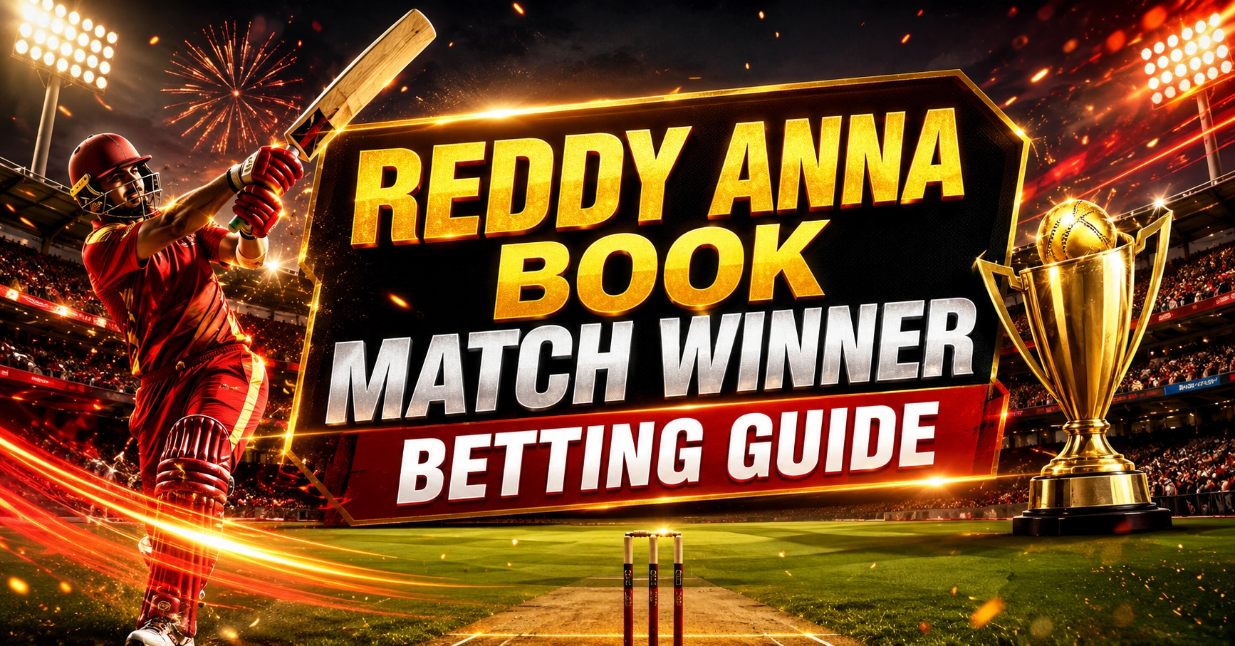 Reddy Anna Book Match Winner Betting Guide