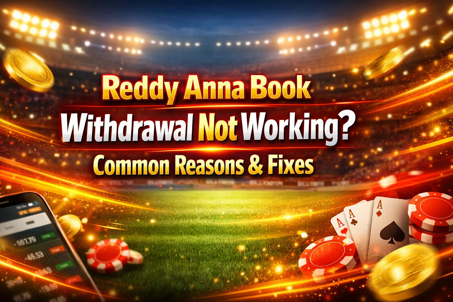Reddy Anna Book Withdrawal Not Working? Common Reasons & Fixes