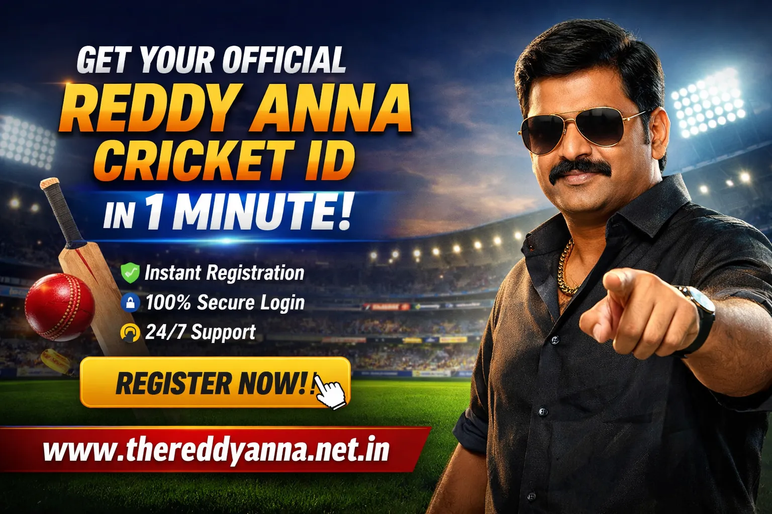 Reddy Anna Book – Get Official Reddy Anna Cricket ID in Just 1 Minute