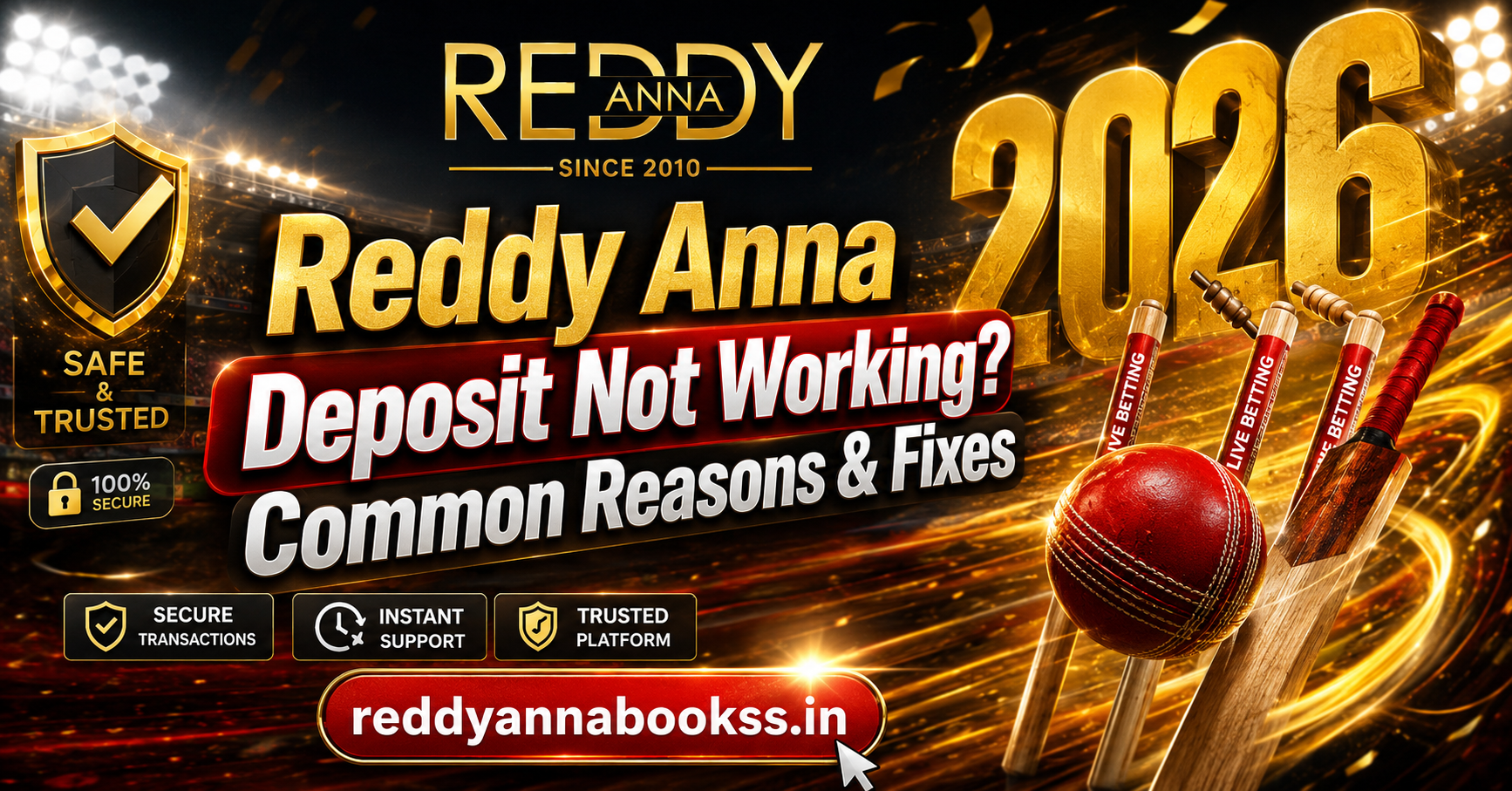 Reddy Anna Deposit Not Working? Common Reasons & Fixes