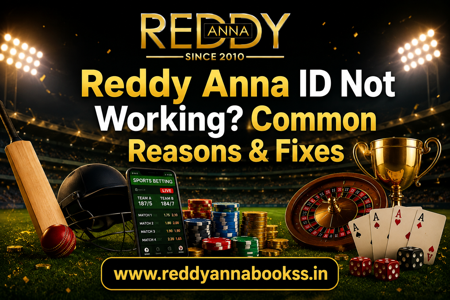 Reddy Anna ID Not Working? Common Reasons & Fixes