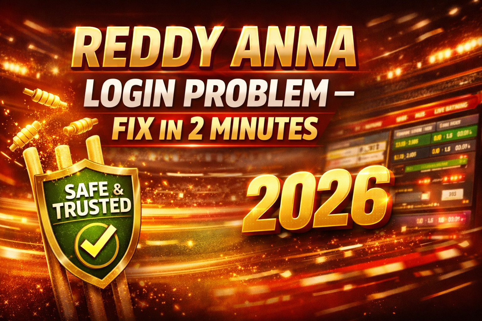 Reddy Anna Login Problem – Fix in 2 Minutes