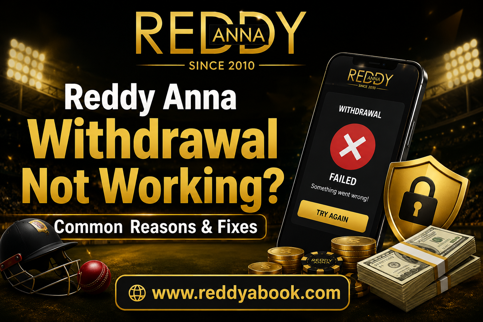 Reddy Anna Withdrawal Not Working? Common Reasons & Fixes