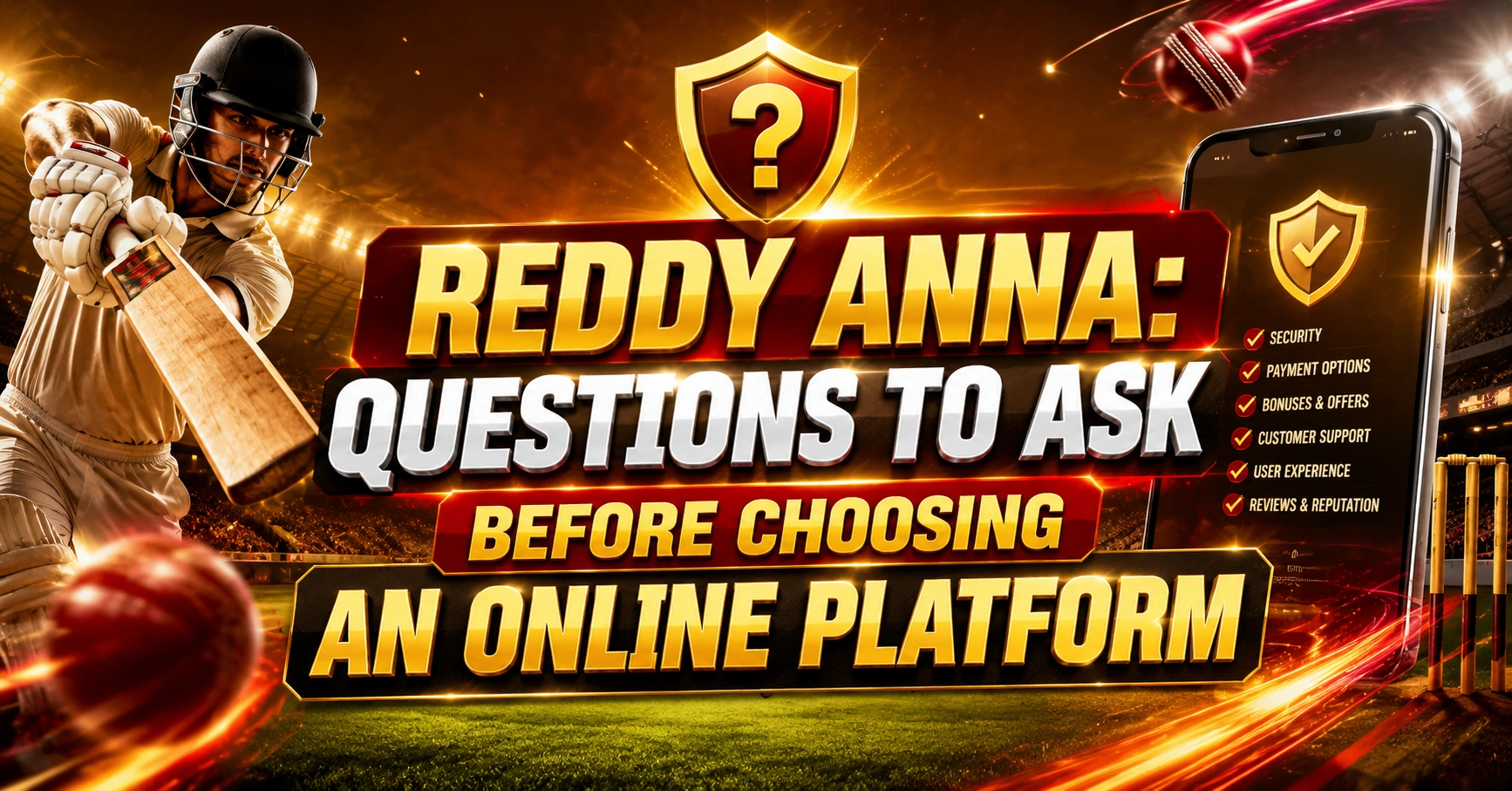 Reddy Anna: Questions to Ask Before Choosing an Online Platform