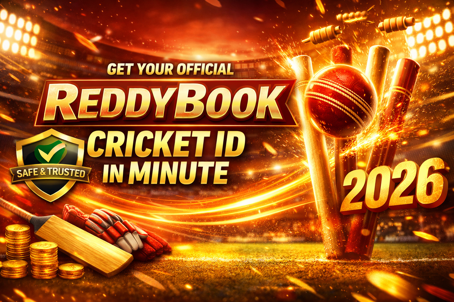 ReddyBook - Get Your Official ReddyBook Cricket ID in Minute