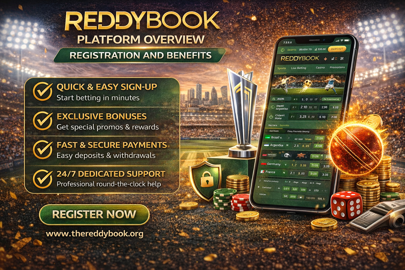 Reddybook Platform Overview: Registration and Benefits