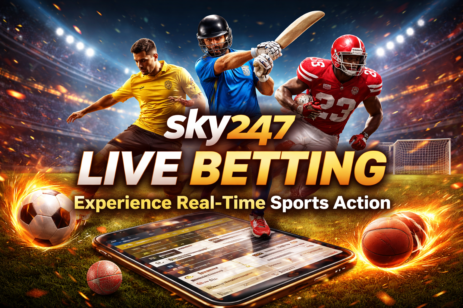 Sky247 Live Betting: Experience Real-Time Sports Action