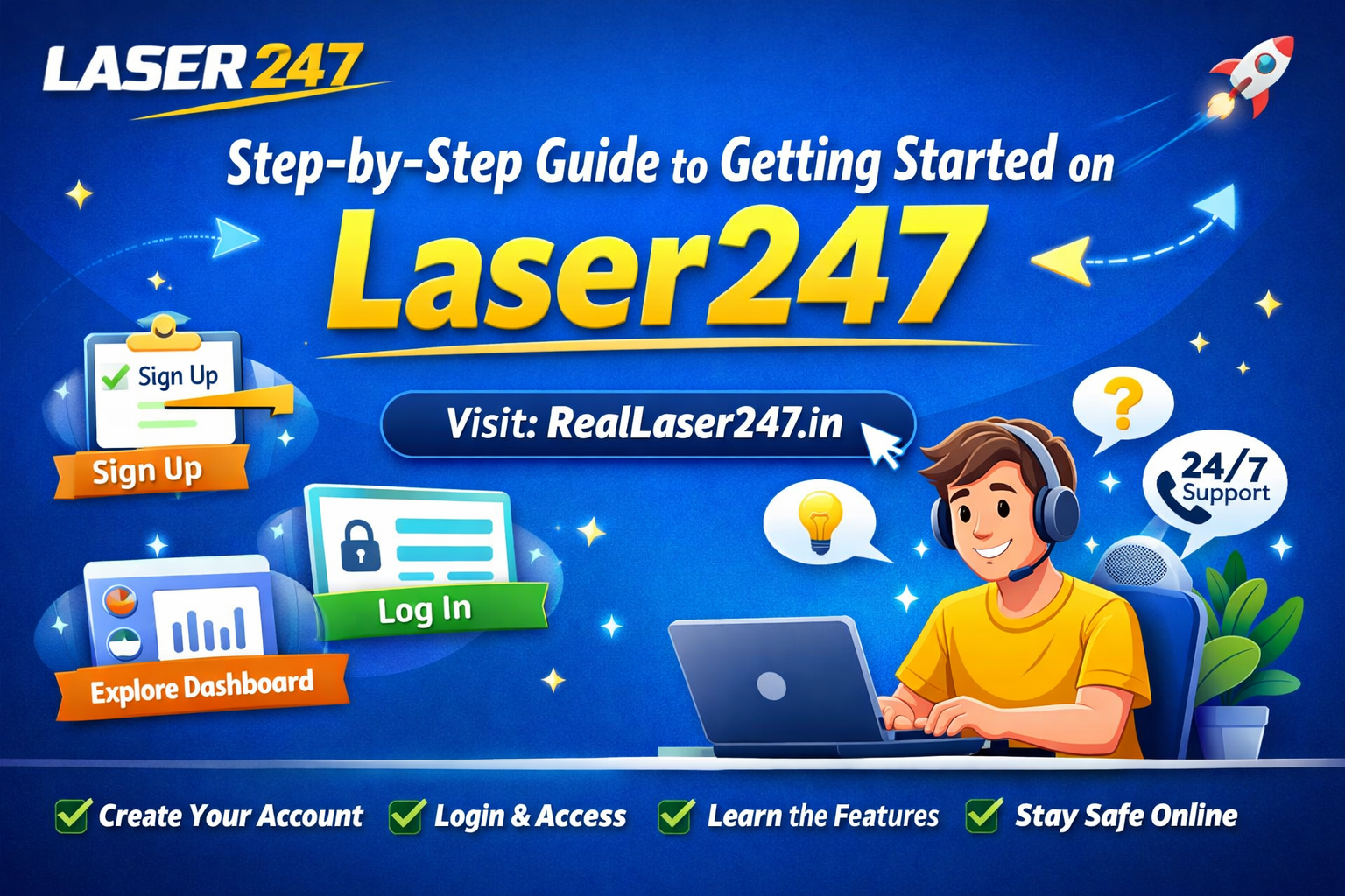 Step-by-Step Guide to Getting Started on Laser247