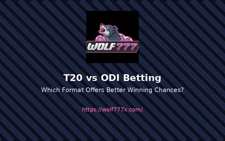 T20 vs ODI Betting: Which Format Offers Better Winning Chances?