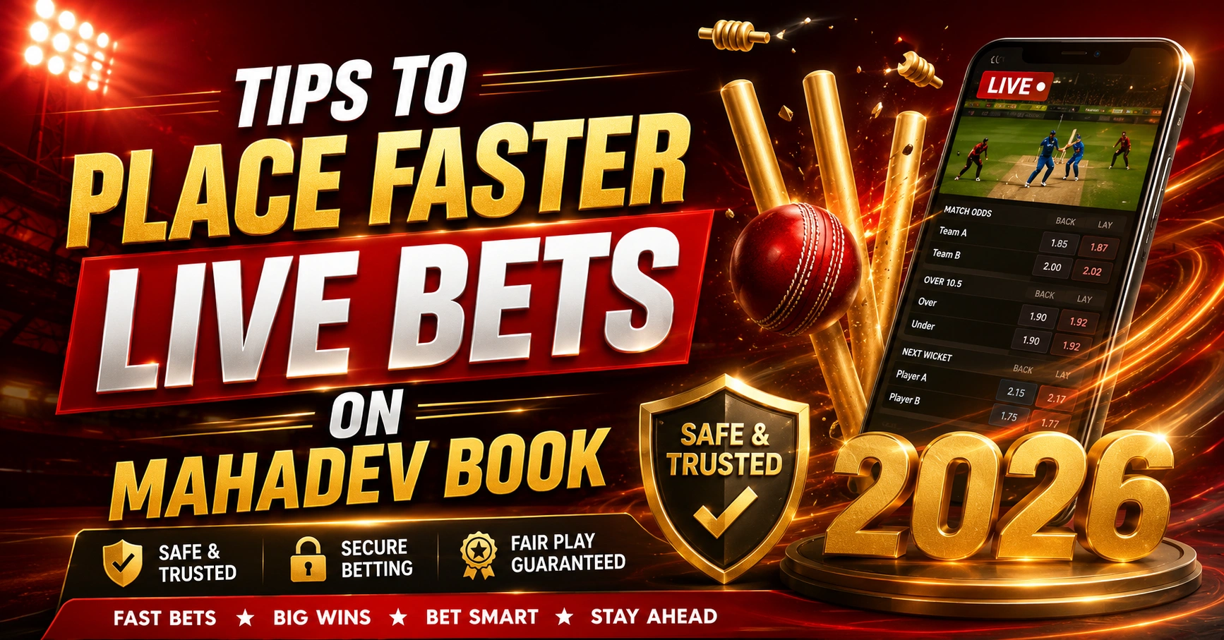 Tips to Place Faster Live Bets on Mahadev Book