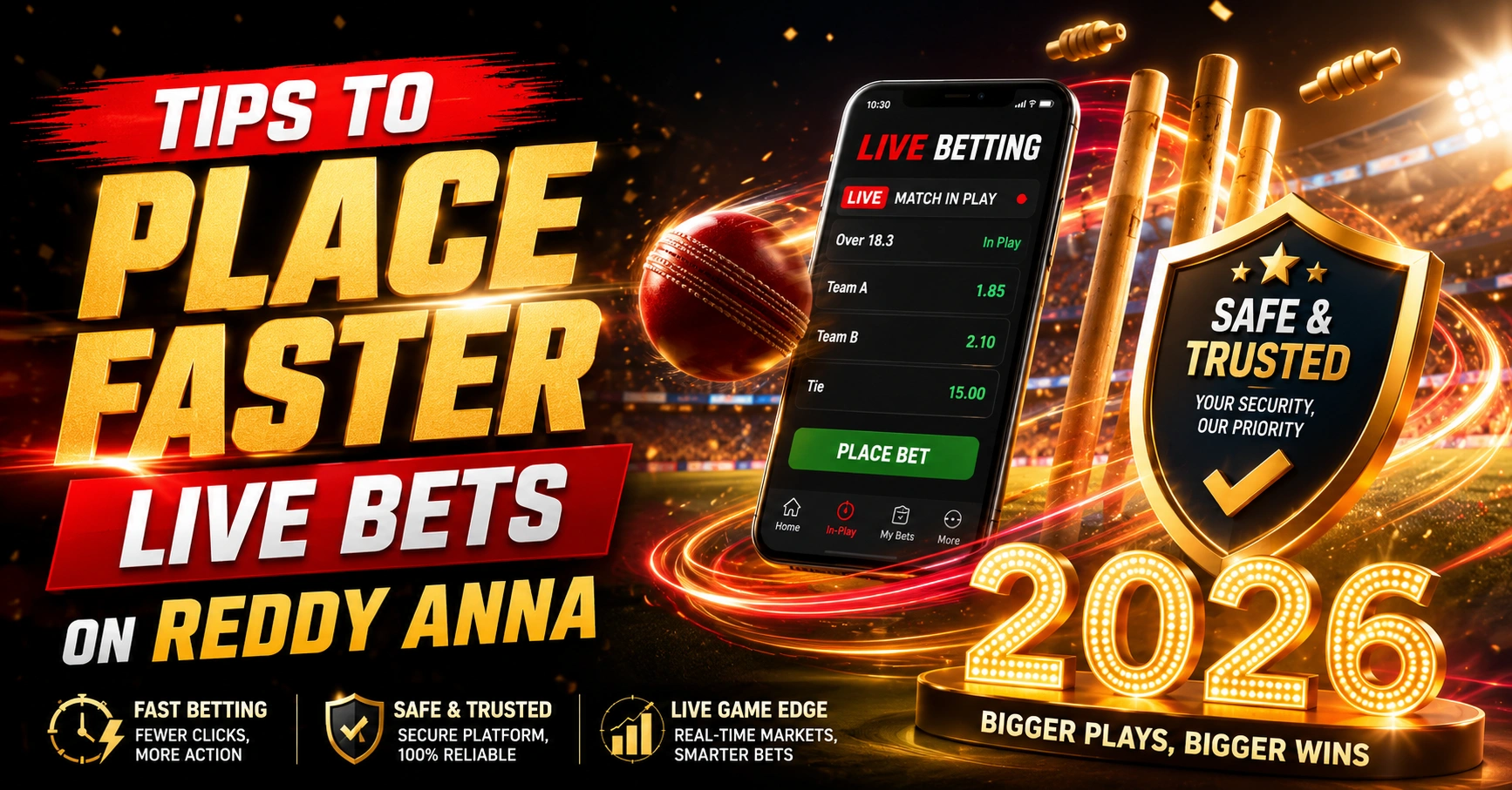 Tips to Place Faster Live Bets on Reddy Anna