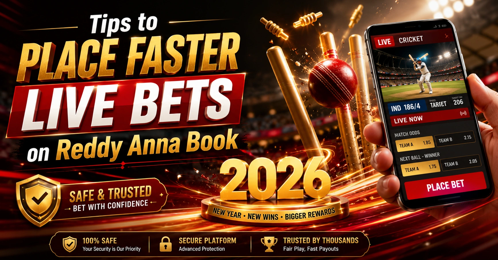 Tips to Place Faster Live Bets on Reddy Anna Book