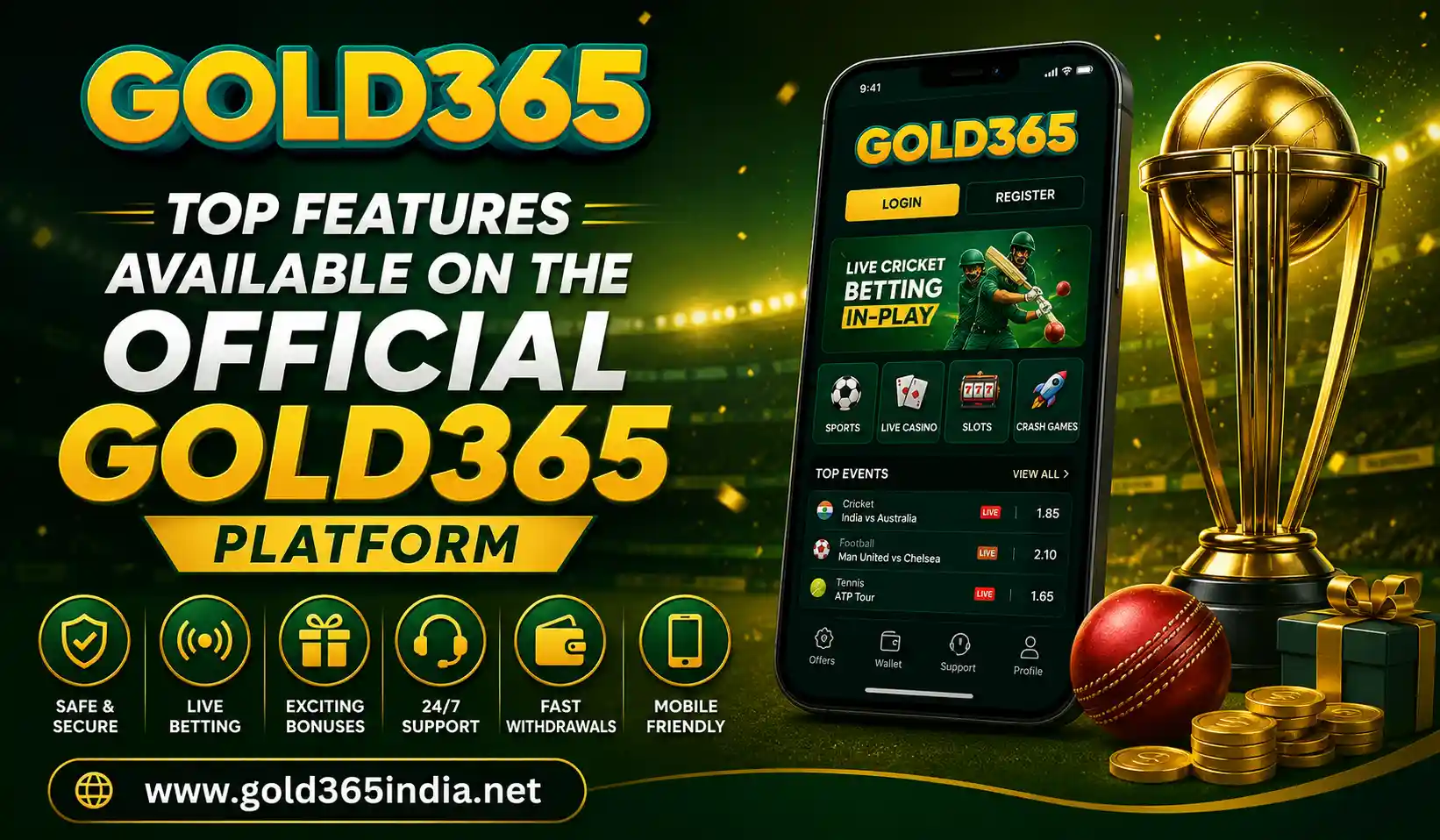 Top Features Available on the Official Gold365 Platform