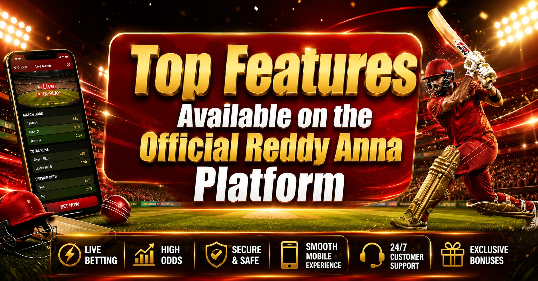 Top Features Available on the Official Reddy Anna Platform