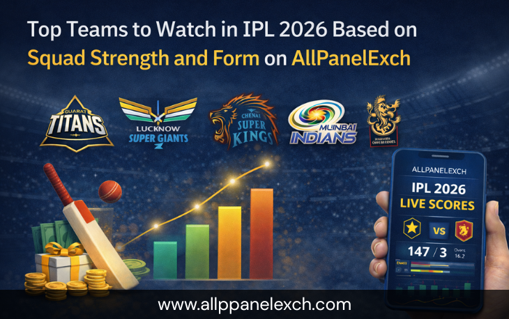 Top Teams to Watch in IPL 2026 Based on Squad Strength and Form on AllPanelExch