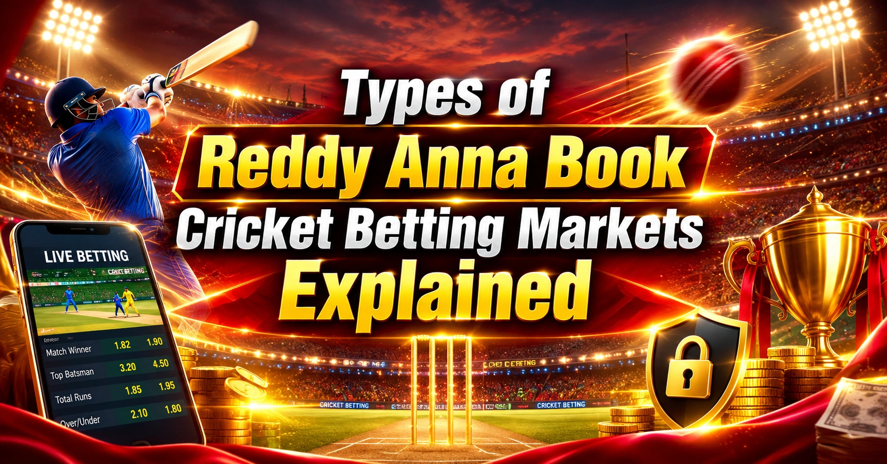 Types of Reddy Anna Book Cricket Betting Markets Explained