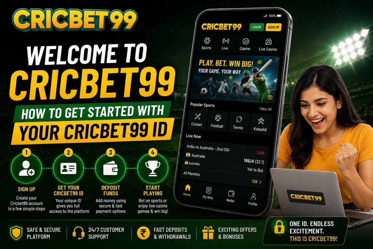 Welcome to Cricbet99 – How to Get Started with Your Cricbet99 ID