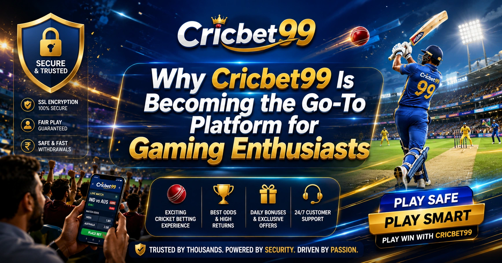 Why Cricbet99 Is Becoming the Go-To Platform for Gaming Enthusiasts