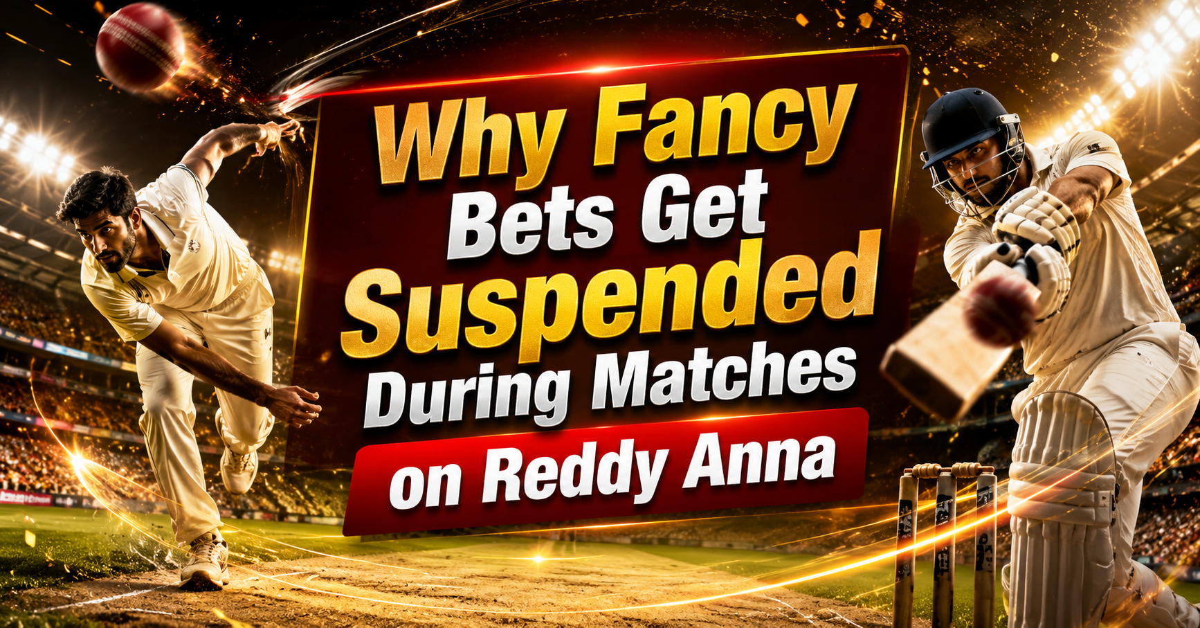 Why Fancy Bets Get Suspended During Matches on Reddy Anna
