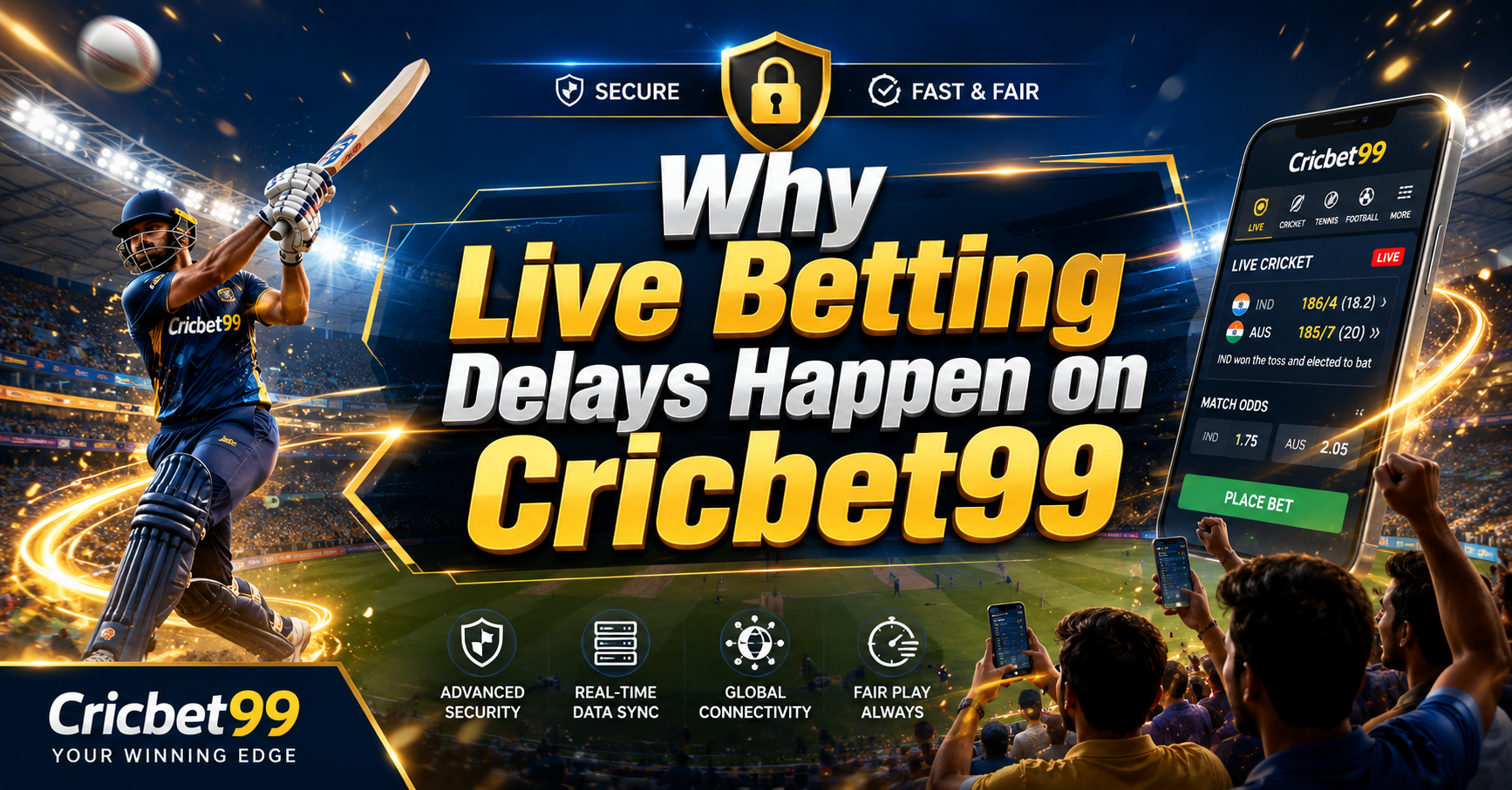 Why Live Betting Delays Happen on Cricbet99