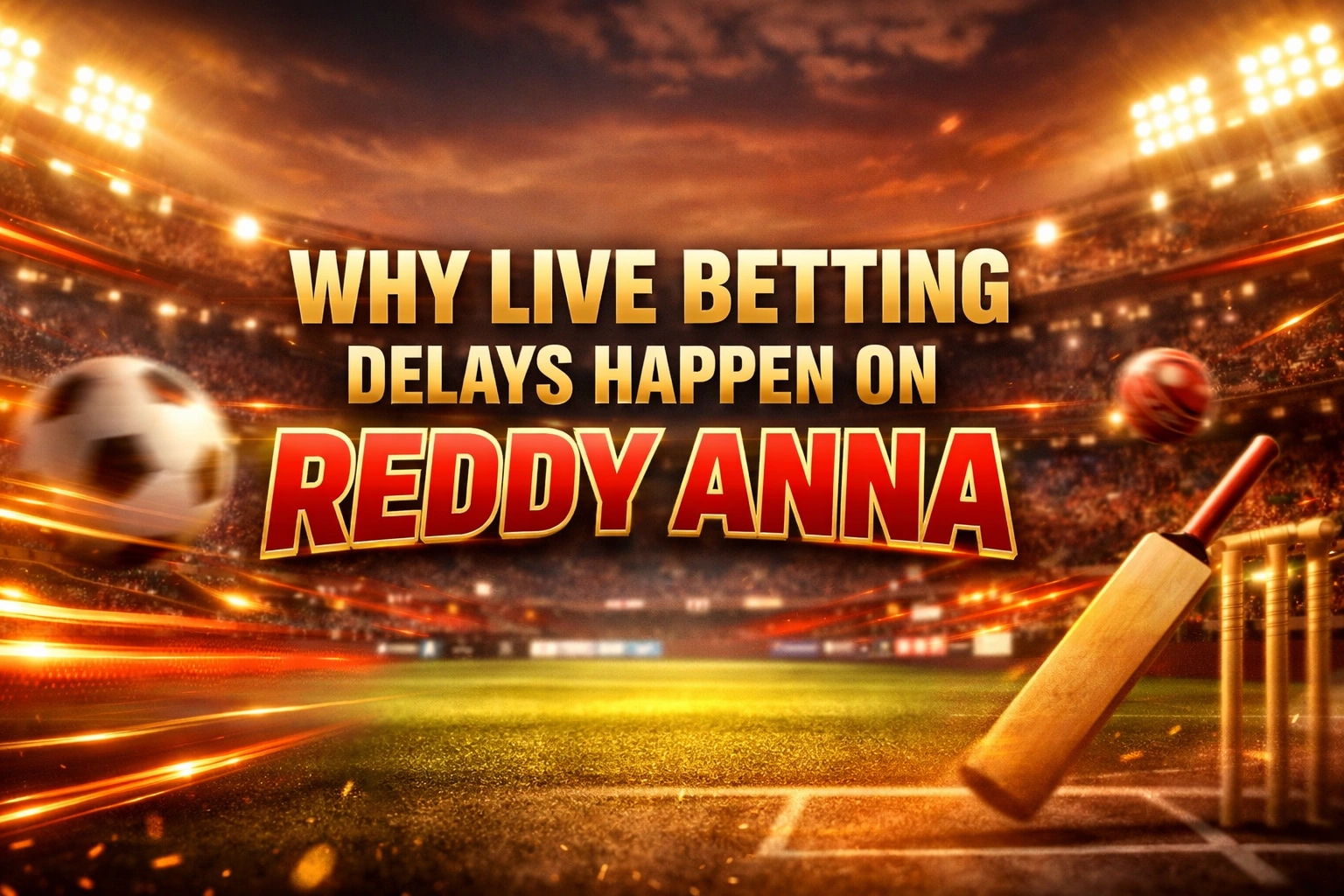 Why Live Betting Delays Happen on Reddy Anna
