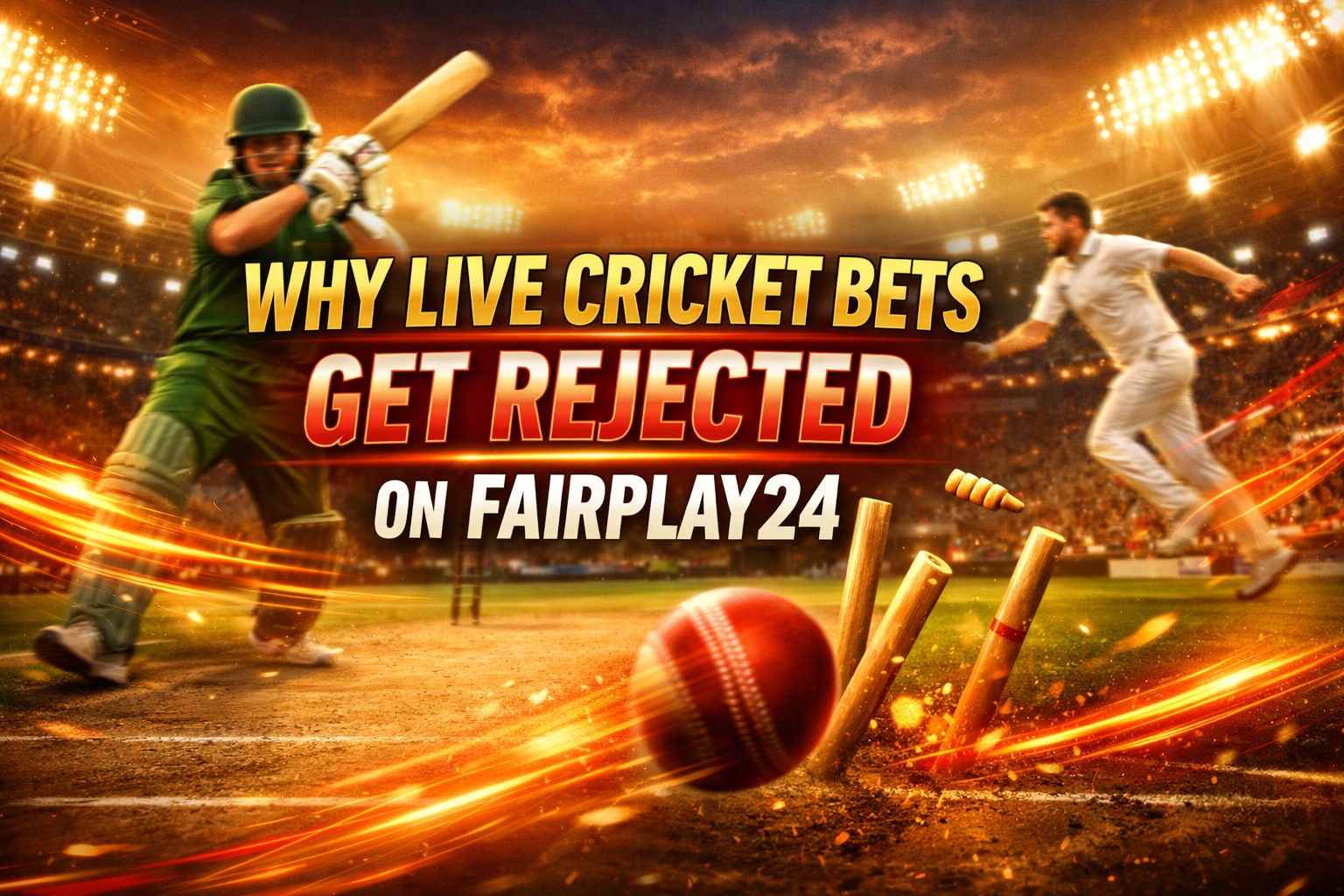 Why Live Cricket Bets Get Rejected on Fairplay24