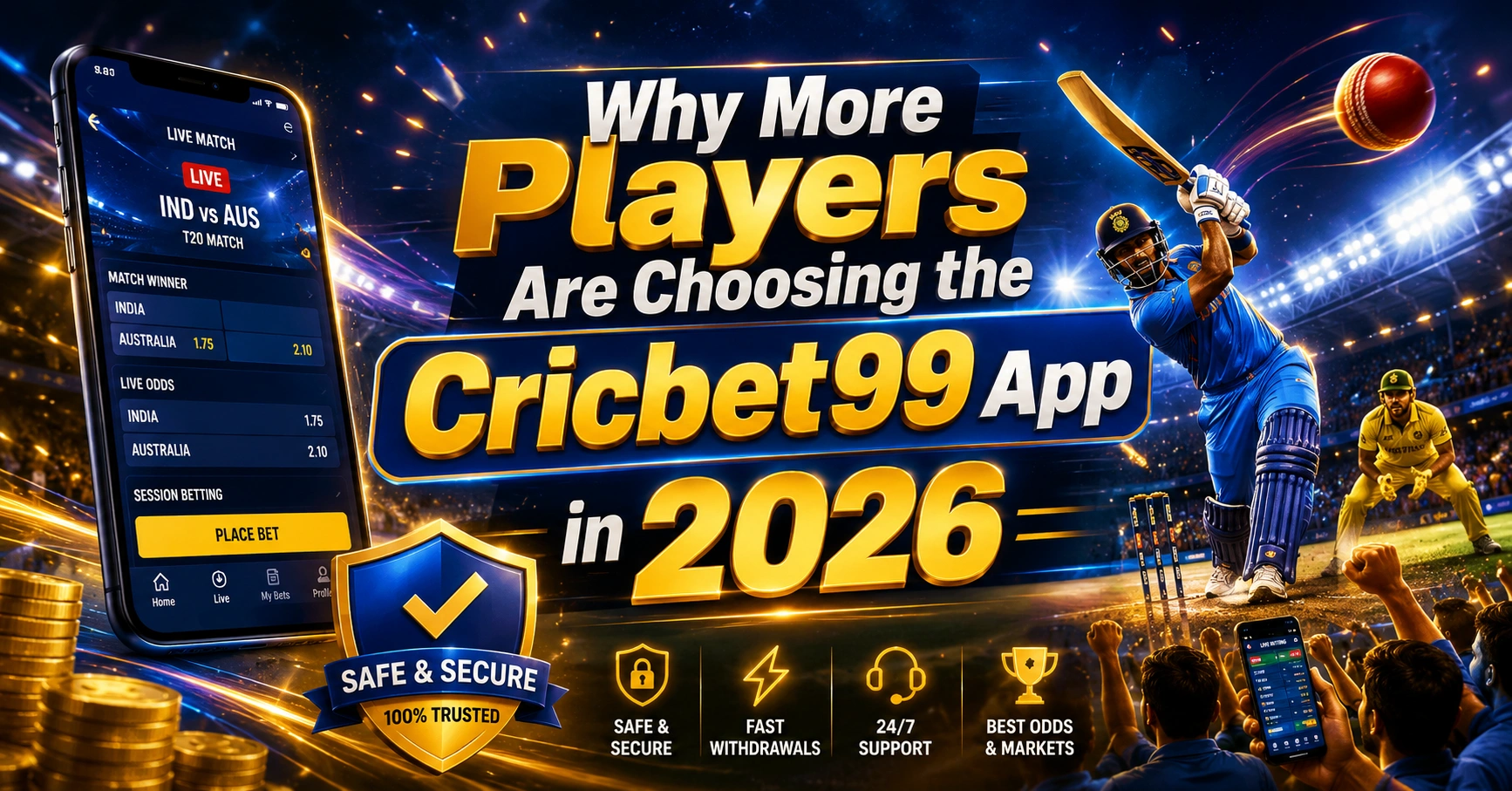 Why More Players Are Choosing the Cricbet99 App in 2026