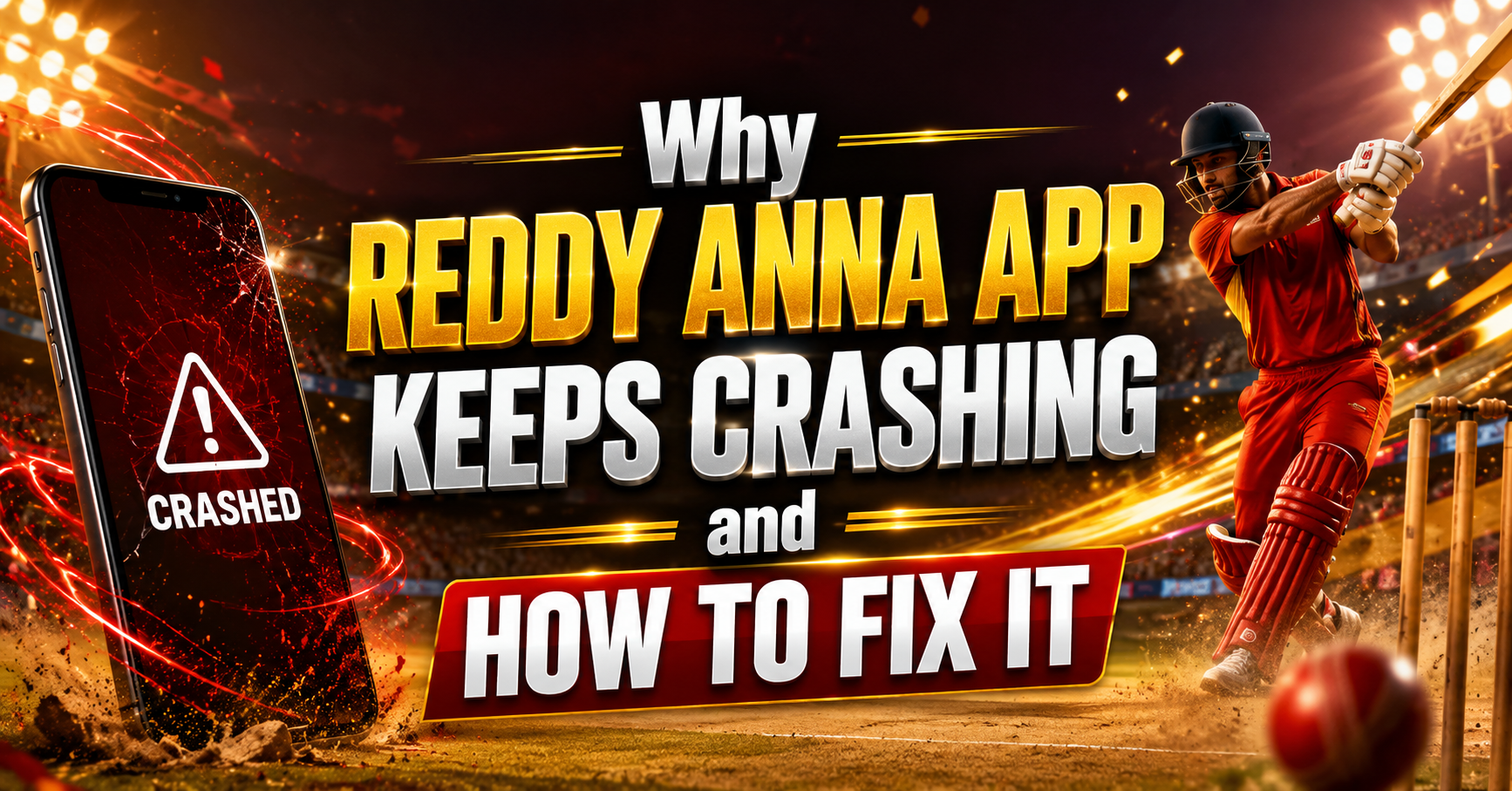 Why Reddy Anna App Keeps Crashing and How to Fix It